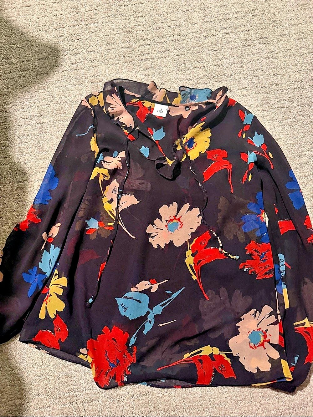 CAbi  Blouse Floral